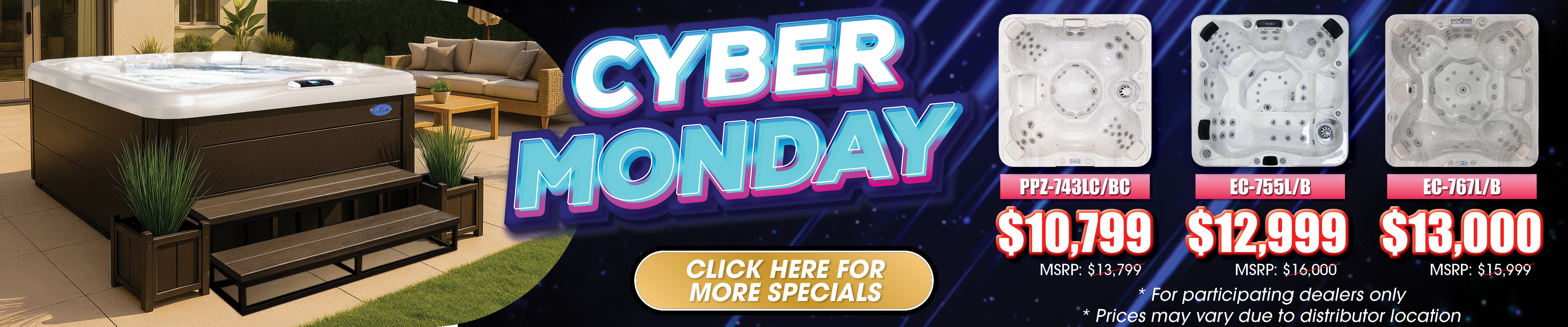 Calspas hot tub being used in a family setting - Jackson