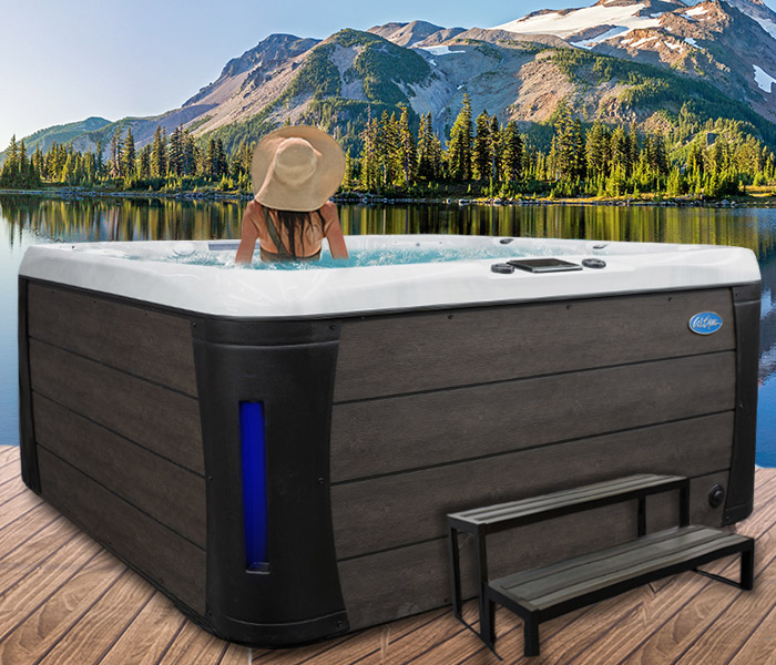 Calspas hot tub being used in a family setting - hot tubs spas for sale Jackson